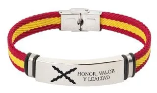 Pulsera de Acero Barbaric Honor, Valor y Lealtad - Barbaric Force