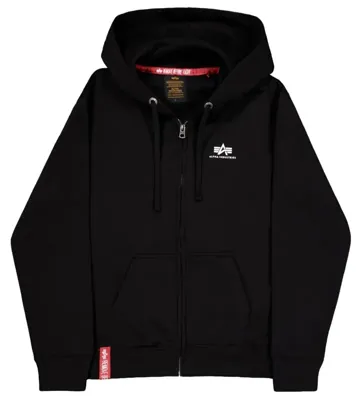 Sudadera Basic Small Logo Zip - Alpha Industries