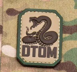 Parche de Goma Serpiente Cascabel DTOM - MSM