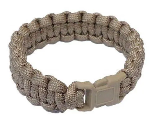 MilTec Pulsera Paracord 15mm · Coyote