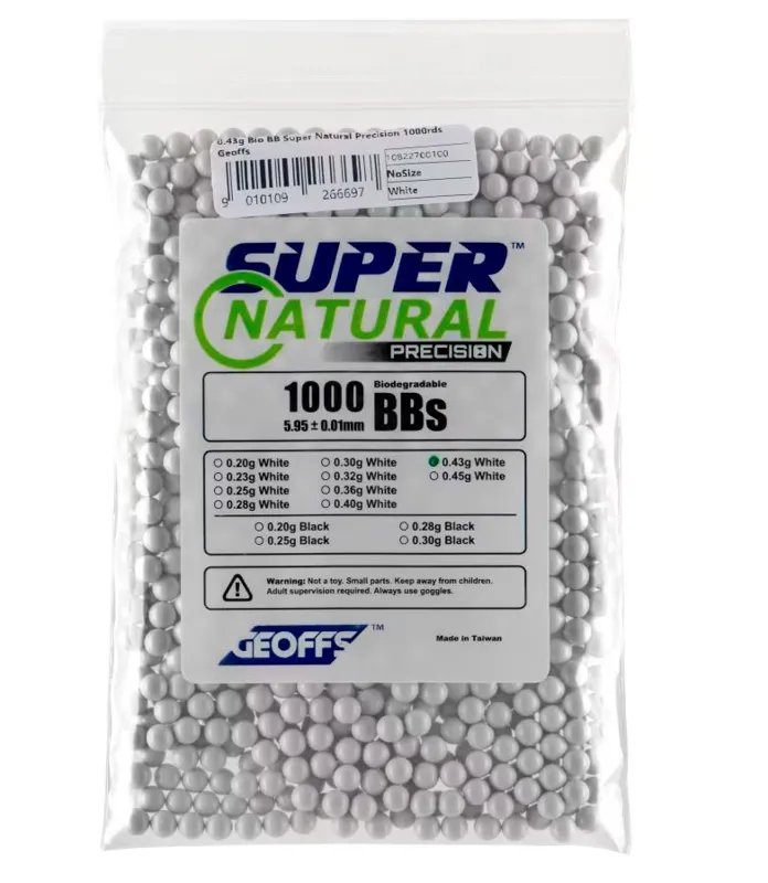 Geoffs Bolas 0.43 · Blanco