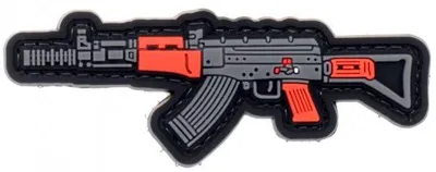 AK47 en Goma 3D - La Patcheria