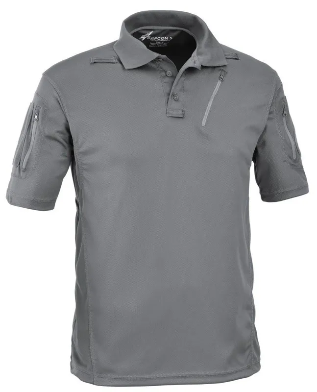 Defcon 5 Polo Táctico Advanced · Gris