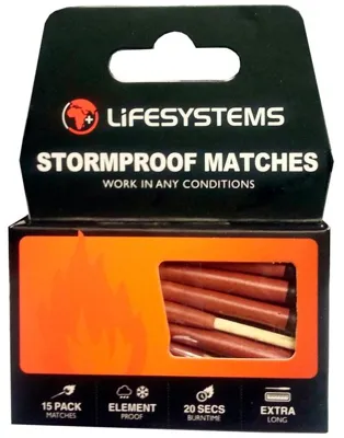 Caja Cerillas Impermeables y Anti-Tormenta - Lifesystems