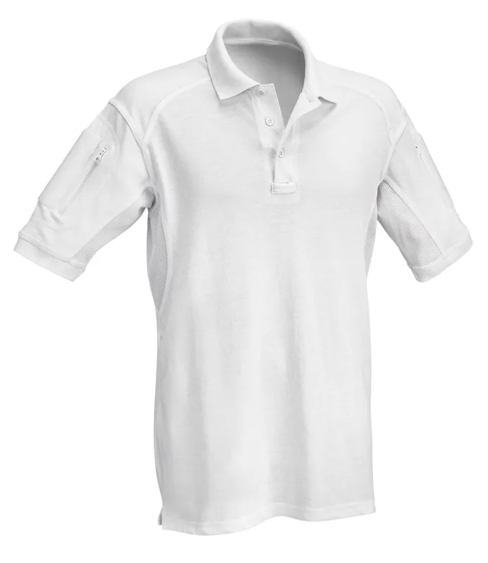 Defcon 5 Polo Tactical · Blanco