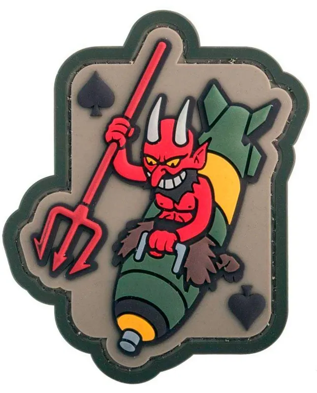 MSM Parche de Goma Devil Bomber · Multicam