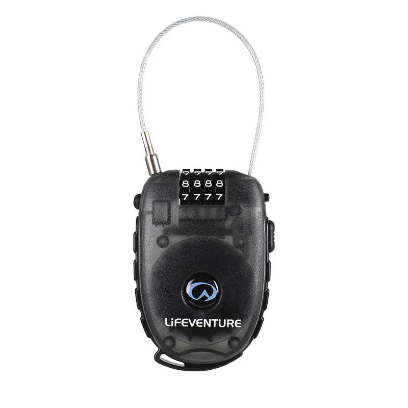 Lifesystems Candado con Cable Cable Lock · Negro