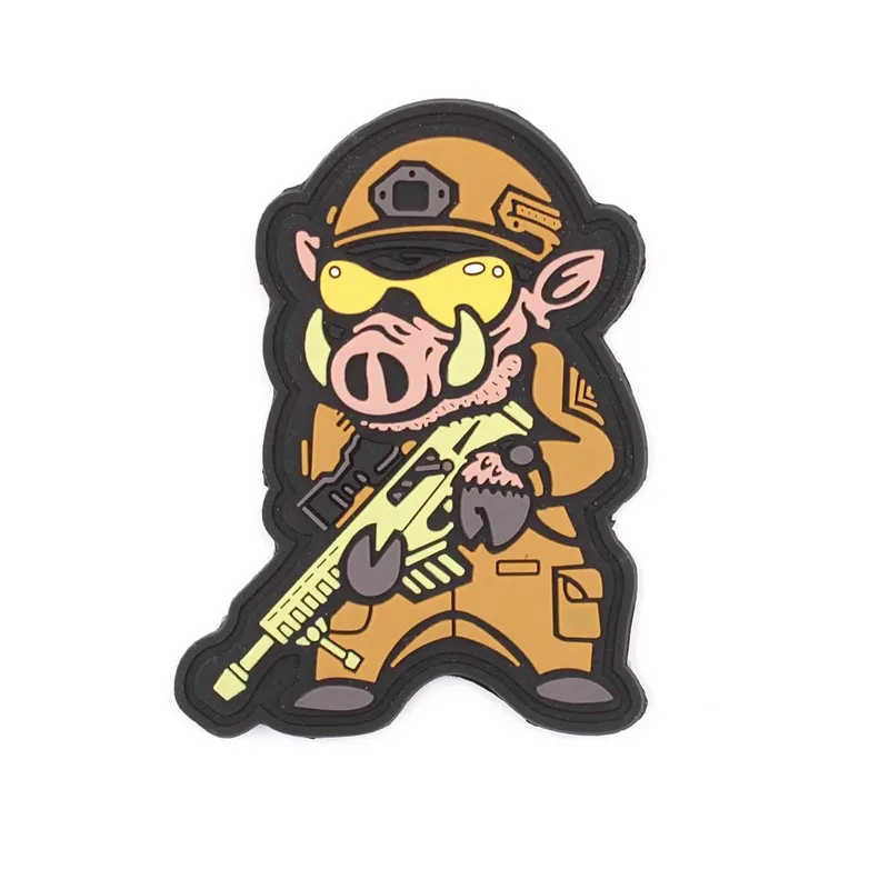 Patch de PVC Imortal 3D Javali · Coyote