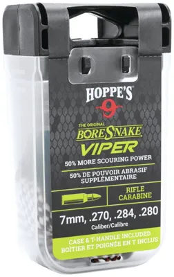 Baqueta Textil Boresnake Viper Den – Calibre 7mm –.270 –.280 –.284 - Hoppe's