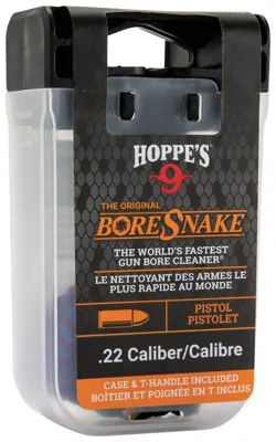 Baqueta Textil Boresnake Den Pistola y Revólver – CALIBRE.22 - Hoppe's