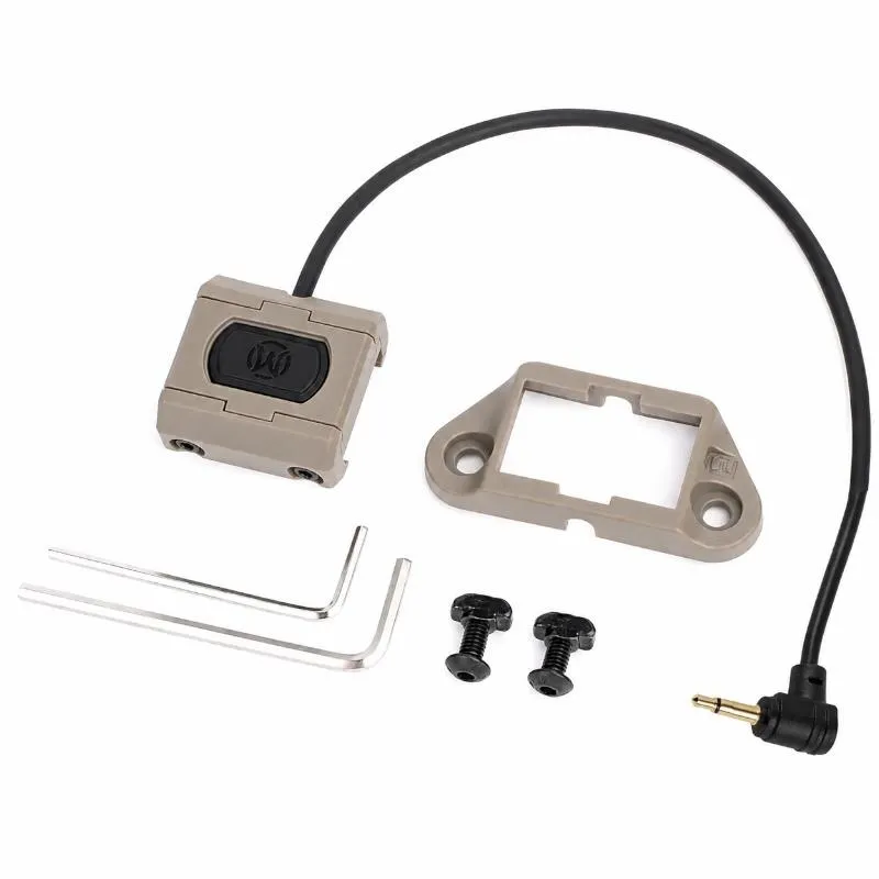 Wadsn ML ModButton Lite (2.5mm Modlite Plug) · Tan / FDE