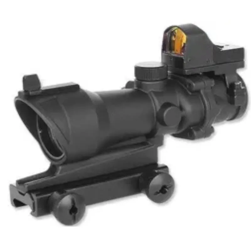 ACOG 4×32 Compact Scope + Mini Red Dot · Negro