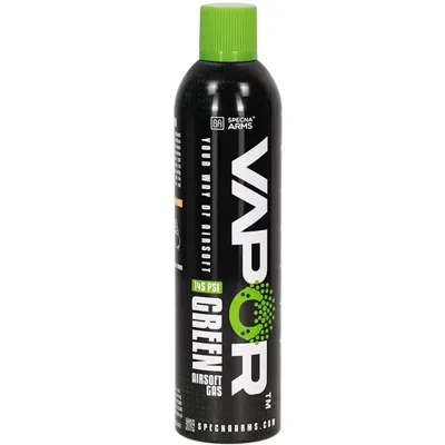 VAPOR Green Gas 145PSI (No Silicone) 600 ml - Specna Arms