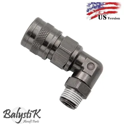 Rotating Elbow Coupler with 1/8 NPT Male Thread – US - Balystik