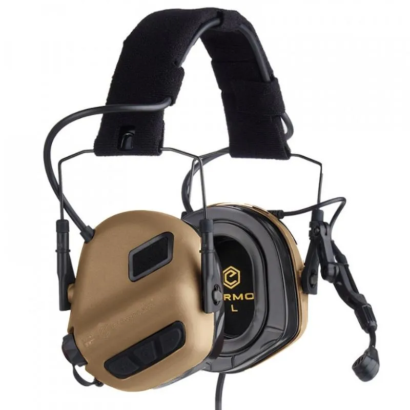 Earmor M32 Plus Electronic Tactical Headset · Coyote