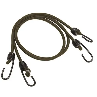 Elastic Shock Cords with Hooks (2PCS) - Mil-Tec