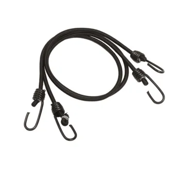 Elastic Shock Cords with Hooks (2PCS) - Mil-Tec