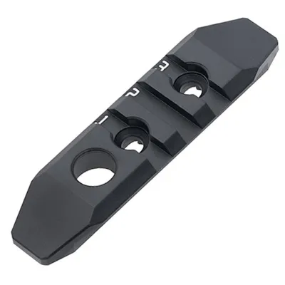 3 Slot M-LOK and KeyMod Aluminum Rail - Metal