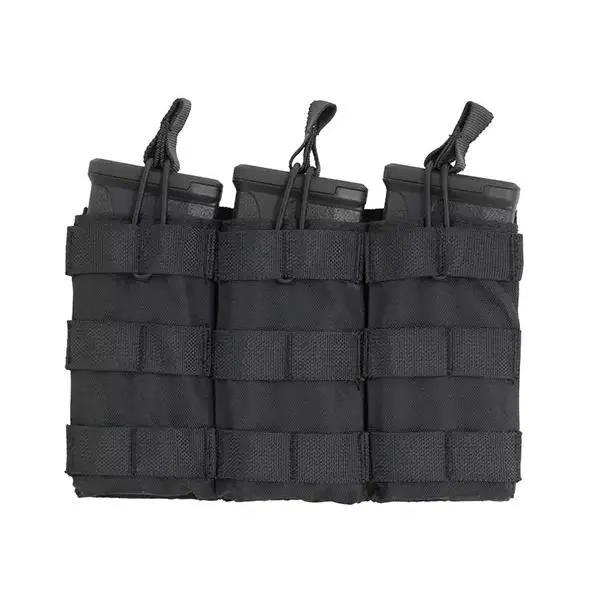 8Fields Modular Open Top Triple Magazine Pouch for M4 · Negro