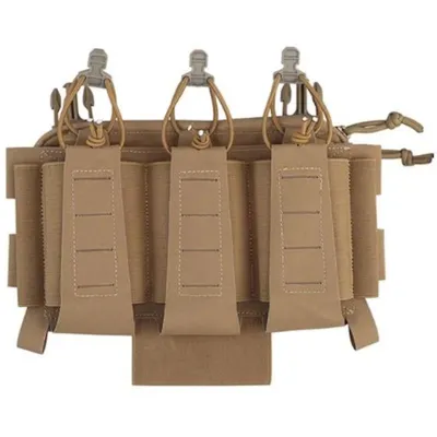 Elastic Triple Magazine Pouch M4 - Wosport