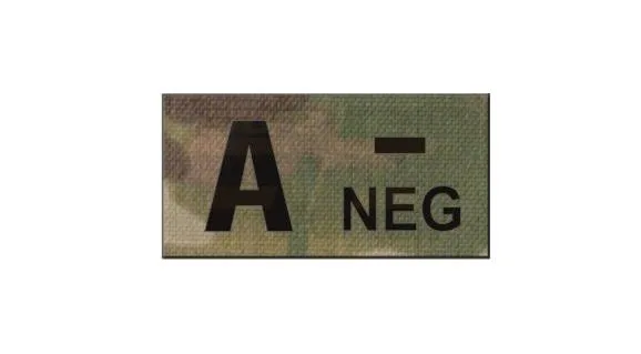 Pitchfork Patch A Neg Blood Type IR · Multicam