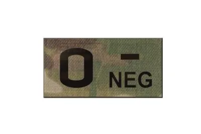 Patch o Neg Blood Type IR - Pitchfork