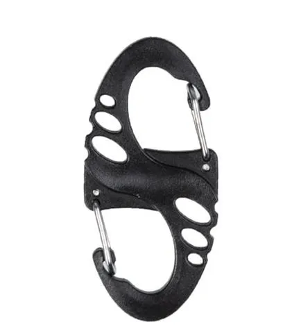 Mil-Tec Tactical S-Hook (10PCS) · Negro