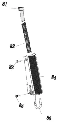 Hammer Spring Housing for 1911/MEU CO2 (PARTS81/82/83/84/85/86) [NP] - Raven