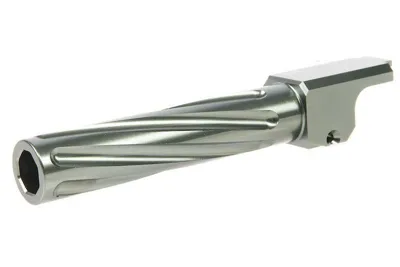 Aluminum Non-Recoil Fluted Outer Barrel for Tokyo Marui G19 Gen3 Pistol - Nine Ball