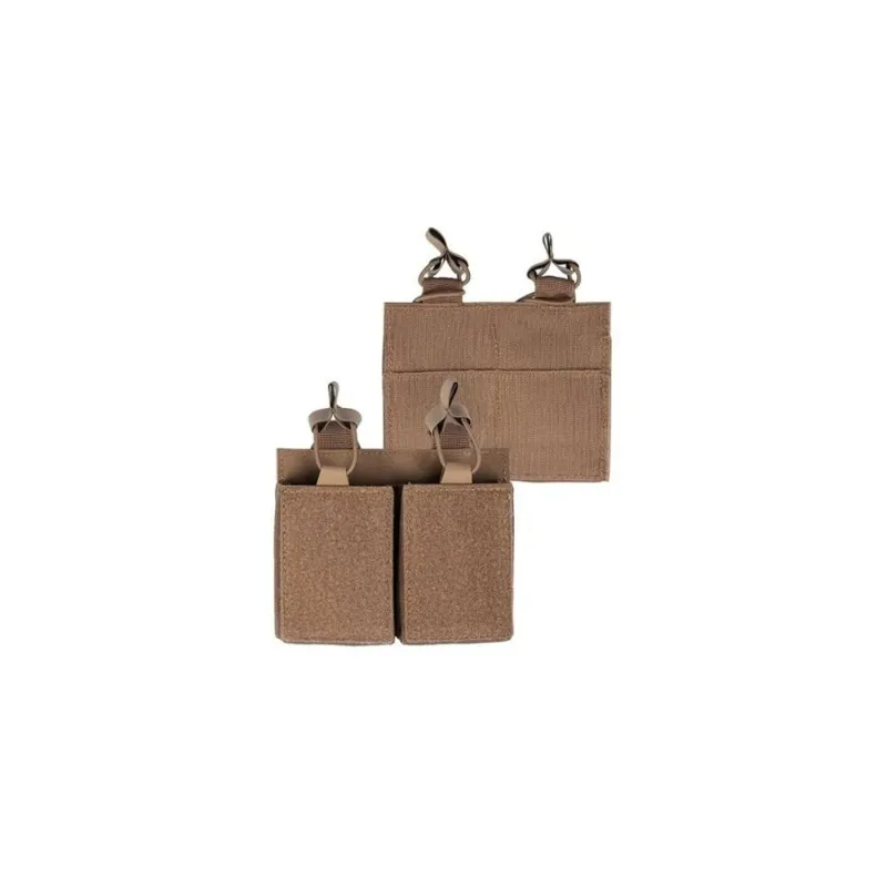 Mil-Tec Double Magazine Pouch Small with Hook & Loop · Coyote