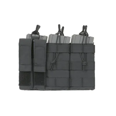 Triple M4 Magazine/Pistol Pouch Panel (5 Plus 2) - 8Fields