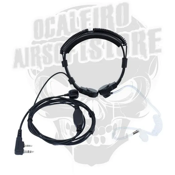 Laringófone Com PTT para Kenwood
