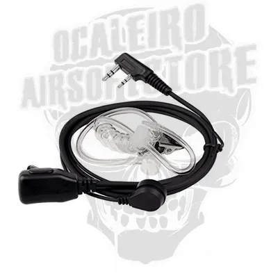 Auricular Transparente Com Microfone + Ptt