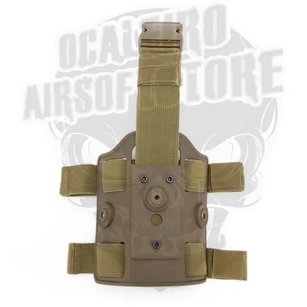 Adaptador Coldre de Perna Rígida · Tan / FDE