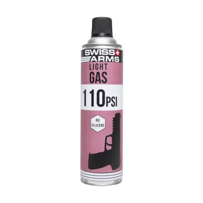 110PSI Gas Bottle - Without Silicone / 400ml - swiss arms