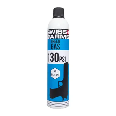 130PSI Gas Bottle - Without Silicone / 600ml - swiss arms