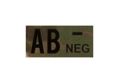 AB Neg IR Patch - Claw Gear