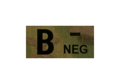 B Neg IR Patch - Claw Gear