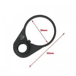 BJ Tac Hal-Str Style Stainless Steel QD End Plate - Color: - TMC