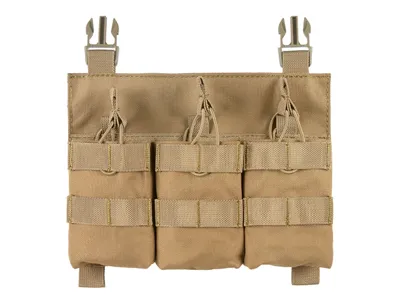 Buckle Up Triple SR25/AR-10/M14/Scar-H Pouch Panel - 8 Fields