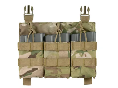 Buckle Up Triple SR25/AR-10/M14/Scar-H Pouch Panel - 8 Fields