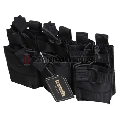 DP-PO015-003 Double Layer Triple 5.56 Mag Pouch - DragonPro