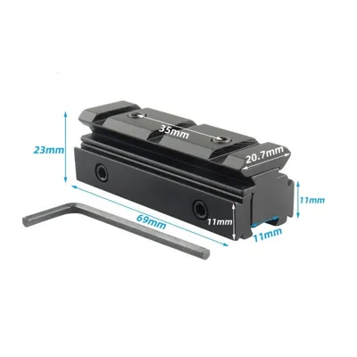 Mount Adapter Dovertail to Rail G0011-2B - ACM
