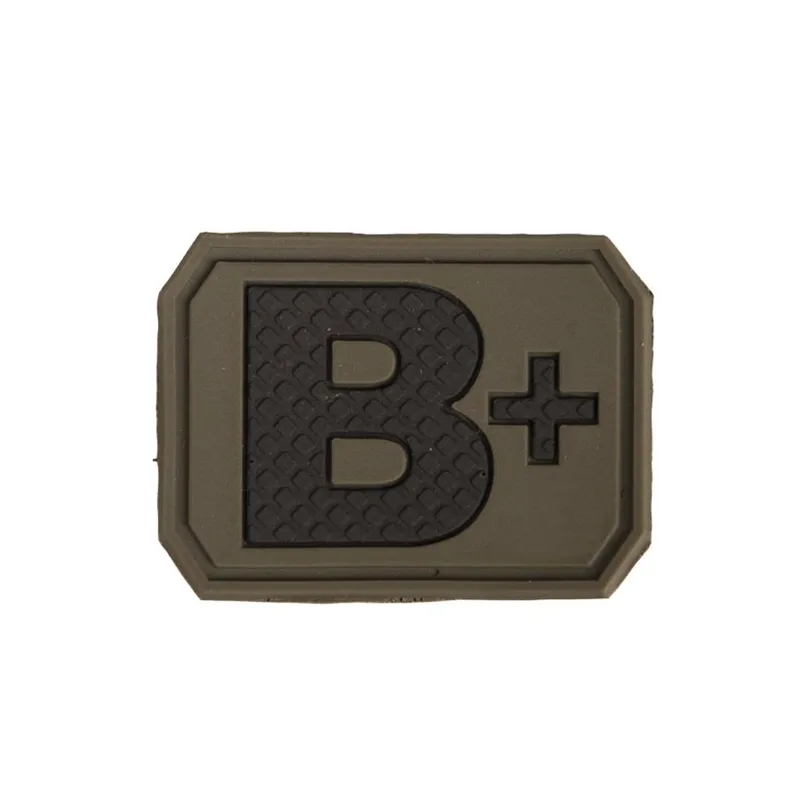 MilTec Patch 3D Blood B+ · Verde / OD