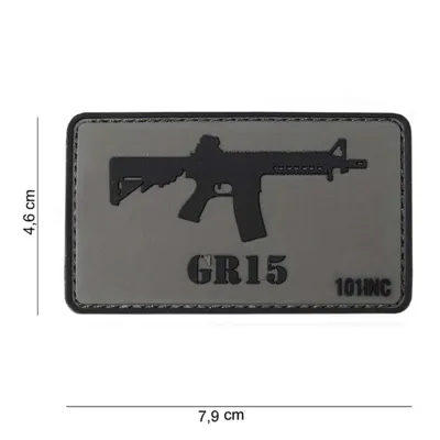Patch 3D PVC GR15 - 101 Inc