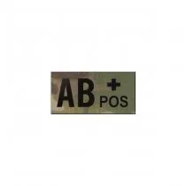 AB POS Blood Type IR Patch - Pitchfork Systems