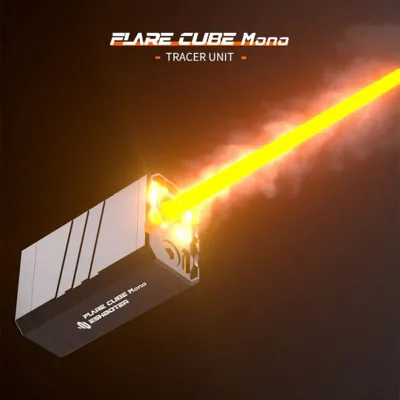 Silenciador Trazador Flare Cube Mono - e-shooter