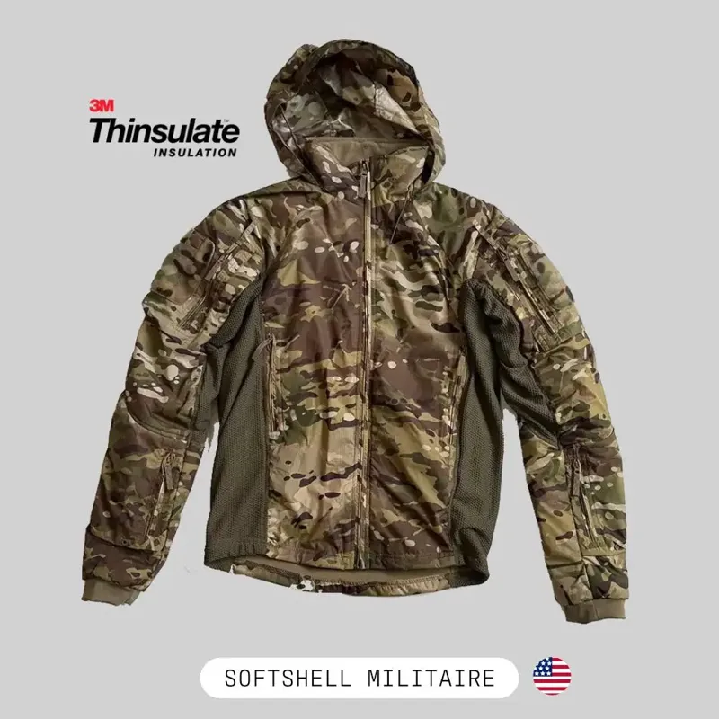 BDU AIRSOFT Veste Militaire Softshell · Multicam