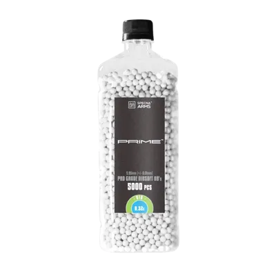 Billes Bio 0.32g PRIME en Bouteille 5000 BBs - Colombi sport