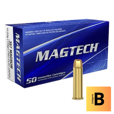 Cartouches Magtech 357 Mag 158g Fmj - sidam